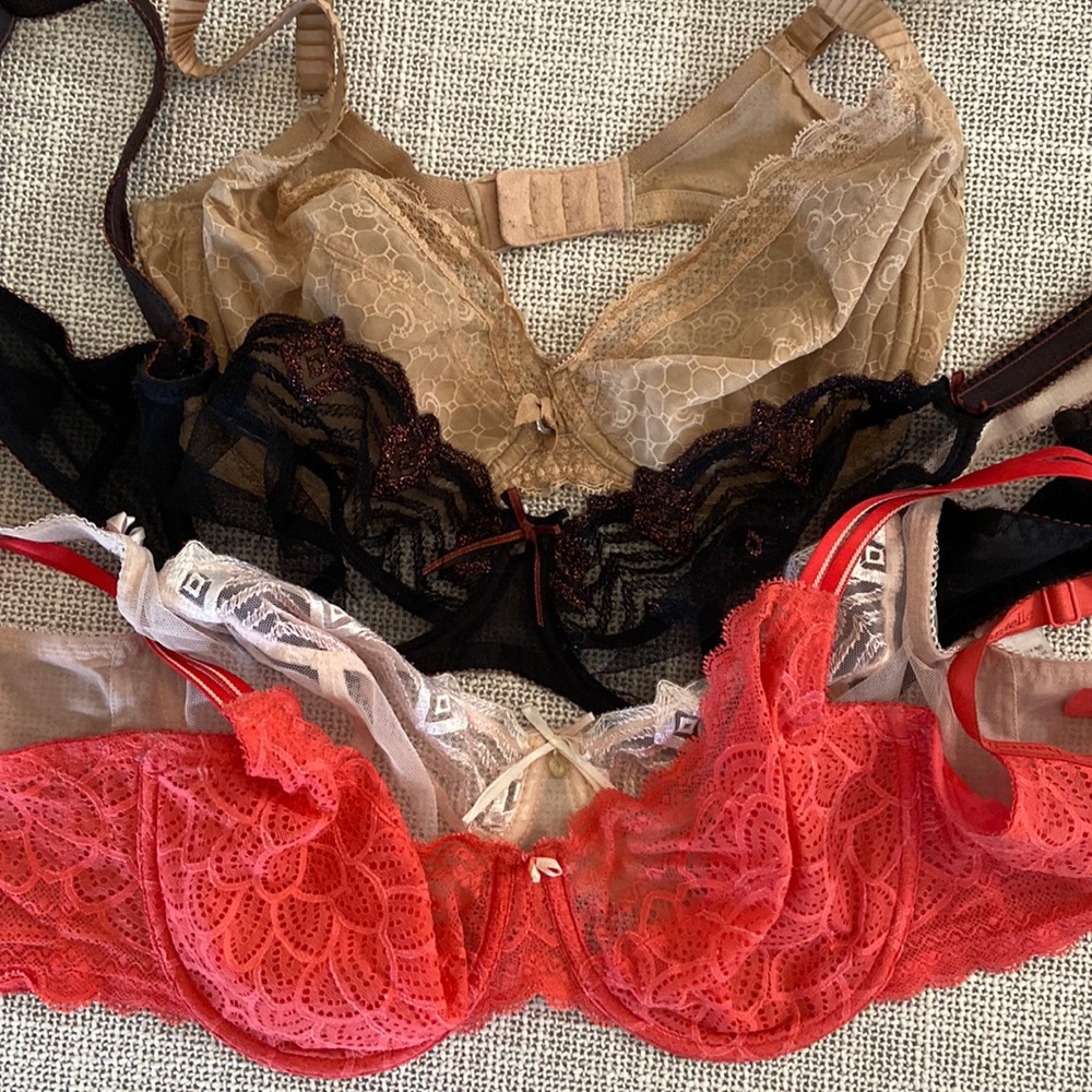 Chantelle and Freya bra bundle, 32DDD/32F